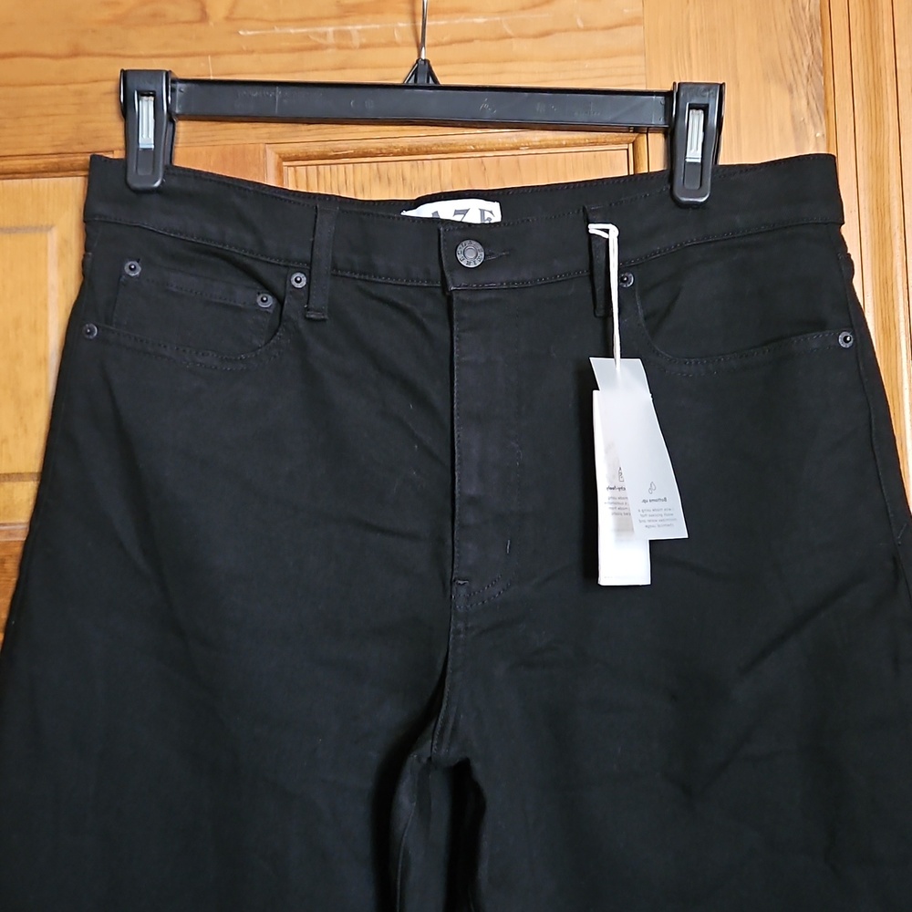 DAZE Denim Echo High-Rise Wide Leg Black Jeans-NWT - Picture 5 of 13